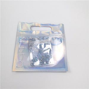 China Laser Film Transparent Hologram Cosmetic Packaging Bag 30-150 Micron For Women factory