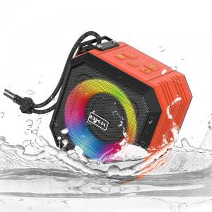 China 5W OEM Waterproof Bluetooth Speaker Portable With Colorful LED Lights factory