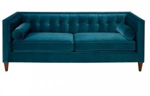 China velvet sofa set sofas fabric manufacturer blue velvet sofa simple design sofa 321 factory