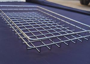 China Heat Resistance Wire Mesh Trays 304 Stainless Steel Weld Drying Sausage factory