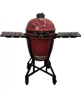 China Outdoor Red Pizza SGS 21.5 Inch 54.6cm Ceramic BBQ Grill factory