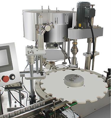 Multi Head Cosmetic Filling Machine 20-50BPM Bottle Filling Capping Machine