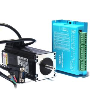 China 2N.m Nema 23 1.8 Degree 2 Phase Hybrid Closed Loop Stepper Servo Motor Driver Kit factory