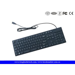 China Customisable USB medical grade keyboard Silicone with Numeric section factory