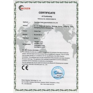 Shenzhen Seals Instrumentation Co., Ltd. Certifications