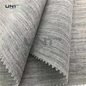 China Suits Garment Interfacing Elastic Adhesive Woven Woolen Fabric factory