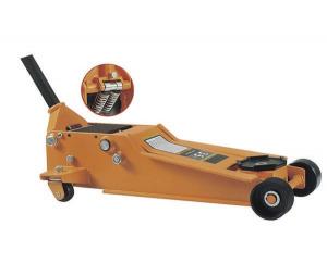China Construction Lower Mechanical Floor Jack With Rubber Wheels on sale