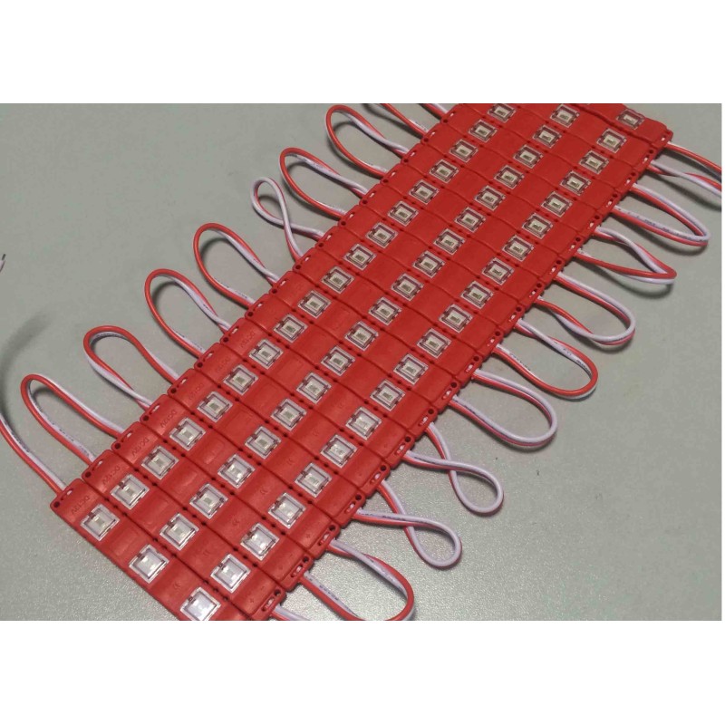 SMD LED Module High Brightness Strong Adhesive Back Tape Module 3 LEDs Per Module for Commercial Sign