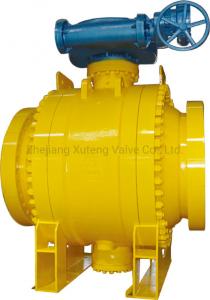 China Flange Connection Q347H 150LB-2500LB Trunnion Mounted Ball Valve for Power Generation factory