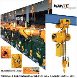 China Maintenance HHBB Electric Chain Hoist With Hook High Configuration factory