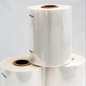 China 20μM Thickness Centerfolded PVC Shrink Wrap Film Roll For Gift Baskets Hampers factory