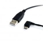 Pure Copper Android Data Cable , Android Charger Cable Right Angle 90 Degree