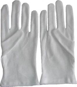China Cotton gloves, Parade gloves, bleached white factory