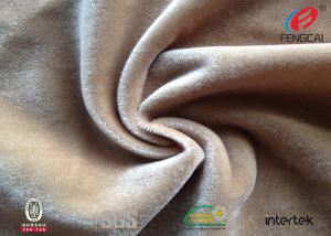 China OEM Soft Polyester Velvet Fabric / Polyester Flannel Fabric Furniturer Cover Use on sale