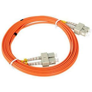 China OFC Conference SC UPC Fiber Optic Patch Cord Single Mode And Multimode on sale