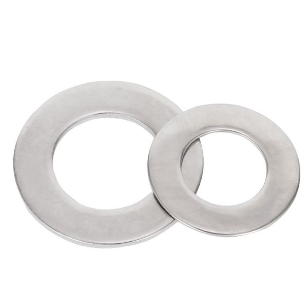 Flexibility Zinc Plated Flat Spring Washers Customizable Silver Washers For Durability
