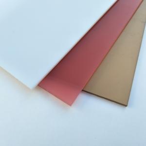 China 10mm 15mm UV Coating Bronze Solid Polycarbonate Sheet For Roofing Cover factory