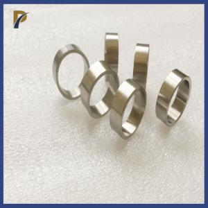 China Gr2 Gr5 Men Pure Titanium Wedding Bands / Rings Black Titanium Zirconium Ring factory