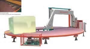 China Circle Horizontal Round Cutting Machine For Sponge , Circle Horizontal Cutter factory