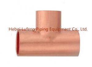 China Copper pipe fitting, Tee C x C x C, for refrigeration and air conditioning on sale