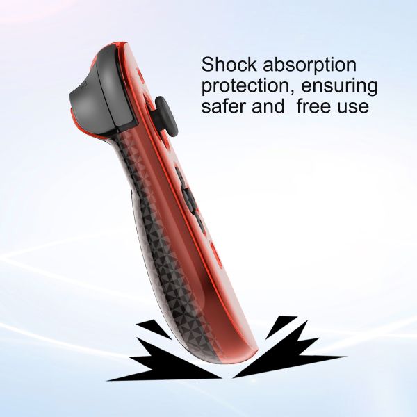 Diamond Pattern Transparent Left and Right Joy-Con Handle Split TPU Protective Case for Nintendo Switch 2