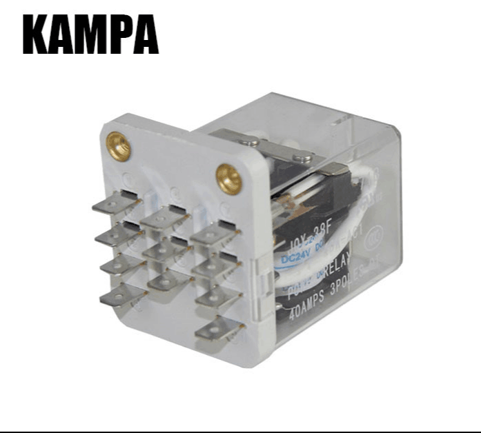 Sliver Contact Power Relay JQX-38F 220V 40A 3NO 3NC 3PDT High Current