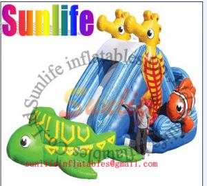China EN14960 Commercial Outdoor Inflatable Water Slide For Playground on sale
