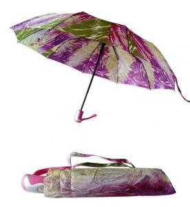 China Parasol Waterproof/Windproof 2 Folding Colorful Umbrella for Women factory