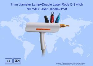 China 7mm Diameter Laser Rod Handheld Tattoo Removal Nd Yag Laser Handpiece factory