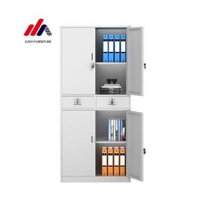 China 10 Filing Cabinet for Office Metal Cabinet Iron 2 Doors Steel Cupboard File Mesh Cabinet factory