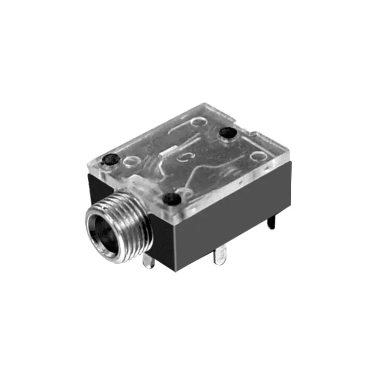 3.5mm Headphones Stereo Jack Socket Switch With Nut PCB Panel Mount Chassis Two Channel PJ30240