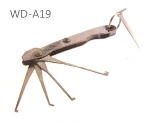 China WD locksmith tool bend-soft folding hook for lockpick factory