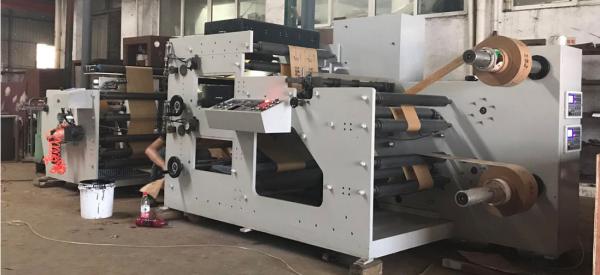 China Label Flexo Printing Machine/ UV System for Film Flexo Printing Machine within slitting and die cutting factory