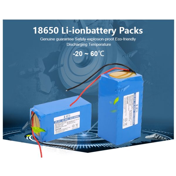 Electric Skateboard Battery Pack Rechargeable 25.2V 10.4ah Flat Li Ion Battery Pack 18650