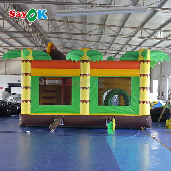 Commercial PVC Bounce House Jumping Bouncy Castle Inflatable Bouncer With Slide