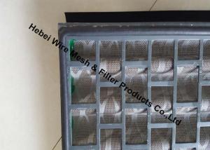 China SS Shale Shaker Screen Rubber Seal At Screen Panel Back Limit Fluids Bypass factory