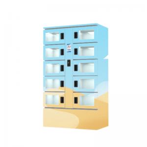 China Winnsen Transparent Refrigerated Locker color size customized frozen locker on sale