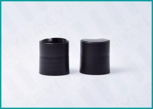 China 20/410 Black Disc Top Cap , Plastic Screw Caps For Hand Gel Sanitizer factory