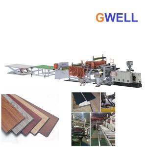 China PVC Flooring Production Line PVC Floor Making Machine Manufacturing Process factory