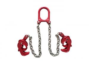 China DN500A Chain Sling Drum Lifter High Tensile Strength Forged Below Hook Drum Lifter factory