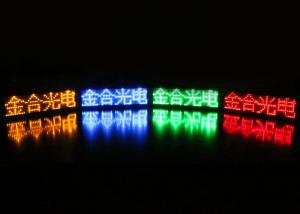 China Mini LED Flashing Name Badge USB Rechargeable Smart Name Tags With Magnetic Clip on sale