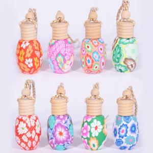 China 12-15ml polymer clay perfume bottle car accessories tourist crafts on sale