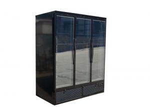 China SECOP Compressor Double Glass Door Refrigerator Three Hinged Swing factory