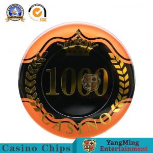 China Two - Tone Sticker UV RFID Casino Chips High Transmittance Acrylic Material 14g on sale