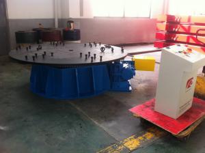 China Manual Horizontal Rotary Table / Rotary Work Table Positioners factory