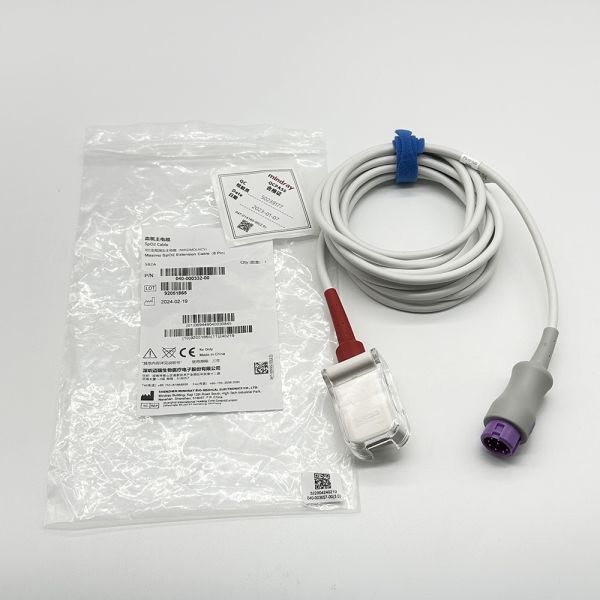 8PIN SpO2 Extention Cable Mindray M-asimo 2.4m 582A 040-000332-00
