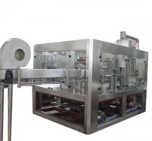 China PET Bottle Carbonated Beverage Filling Machine , 3 In 1 Carbonated Water Filling Machine factory