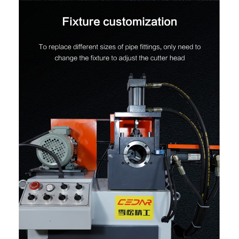 Steel Pipe Beveling Machine Solid Bar Chamfering Machine Steel Pipe Chamfering Machine