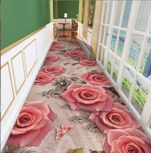 China 3D Cut-To-Fit Commercial Floor Mat Entry Hallway Aisle Stair Carpet factory