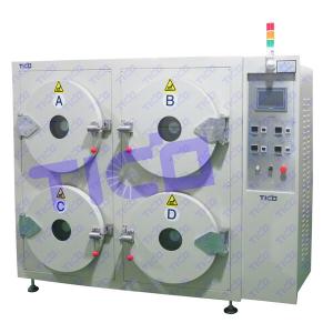 China Battery Electrode Vacuum Drying Machine Four Doors Circular 30KW factory